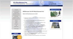 Desktop Screenshot of ks-maschinenservice.de